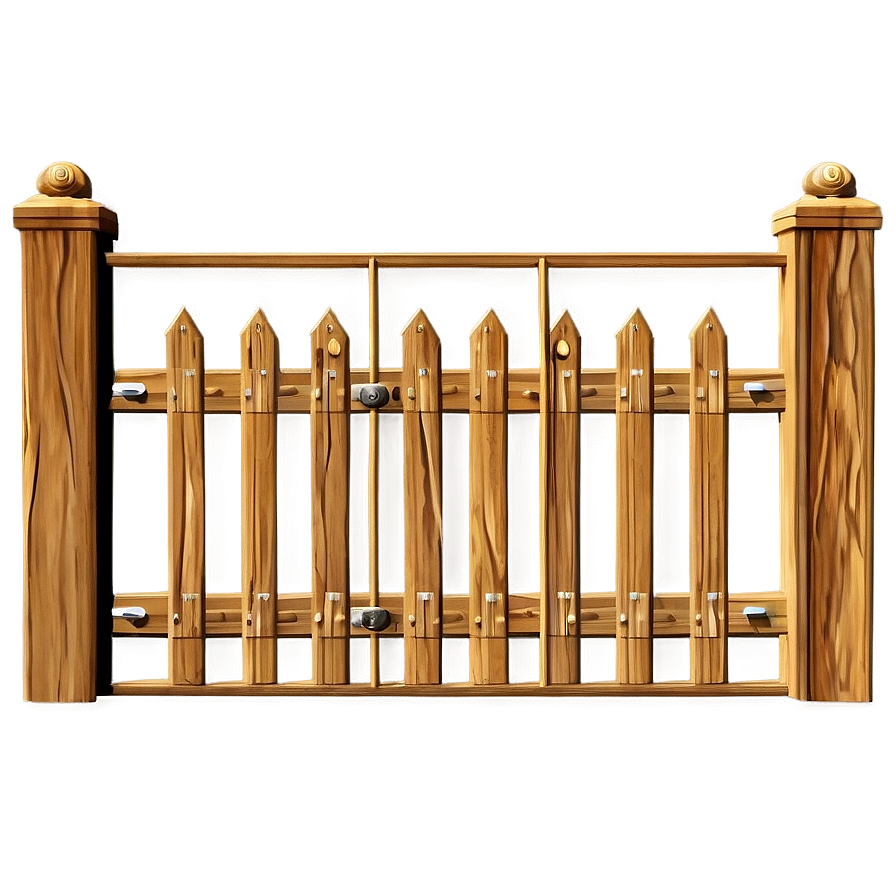 Wooden Gate Style Png 48 PNG image