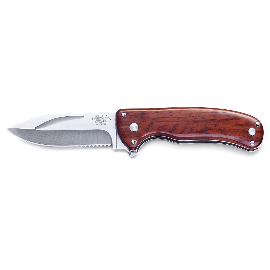 Wooden Handle Pocket Knife Png Afh PNG image