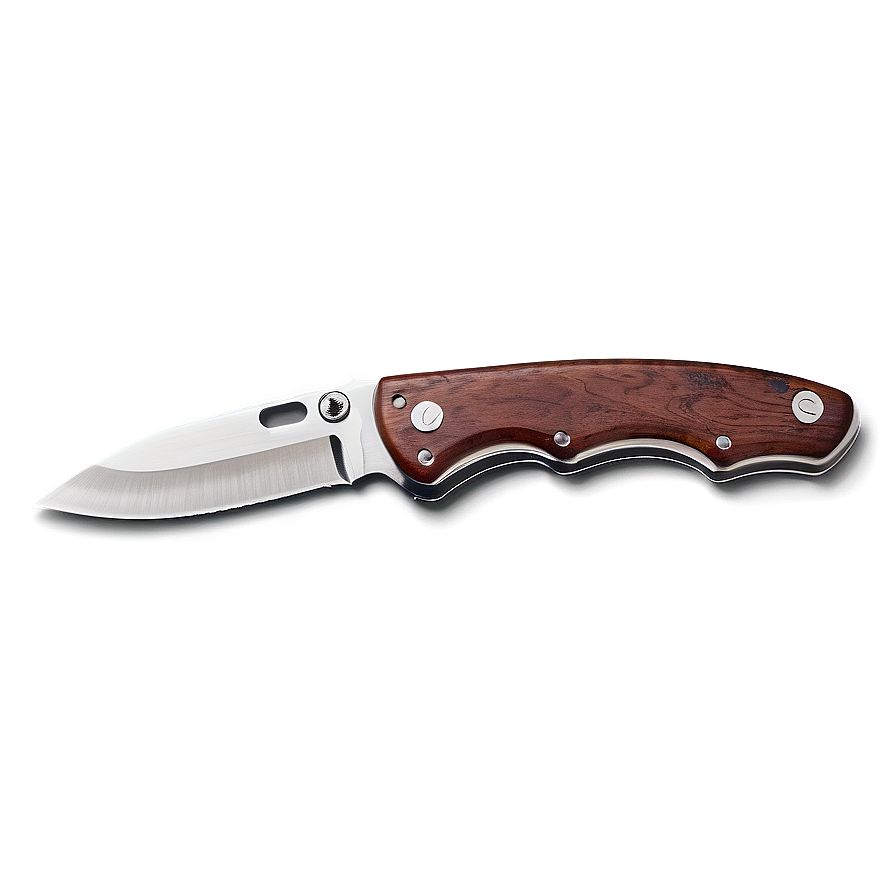 Wooden Handle Pocket Knife Png Bkp10 PNG image