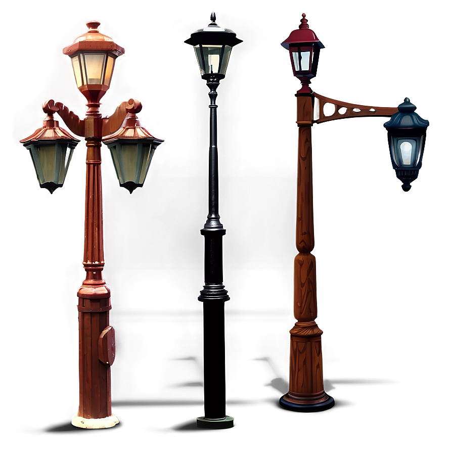 Wooden Light Pole Png 10 PNG image