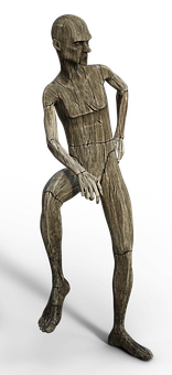 Wooden Mannequin Pose PNG image