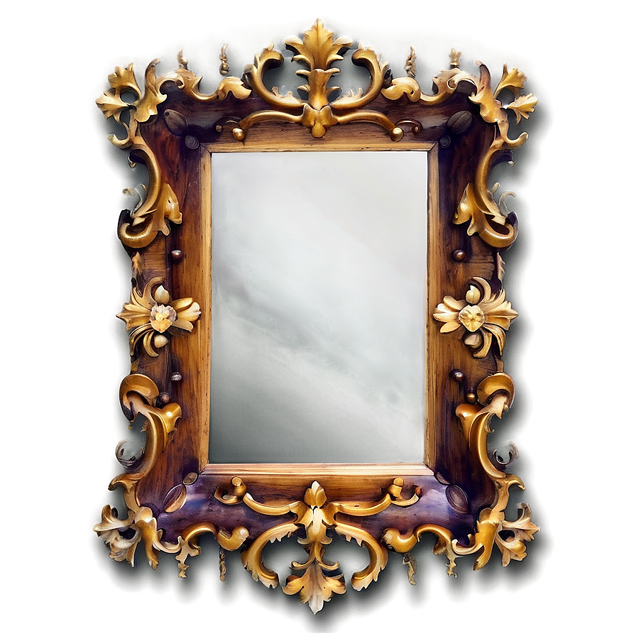 Wooden Mirror Frame Png 85 PNG image