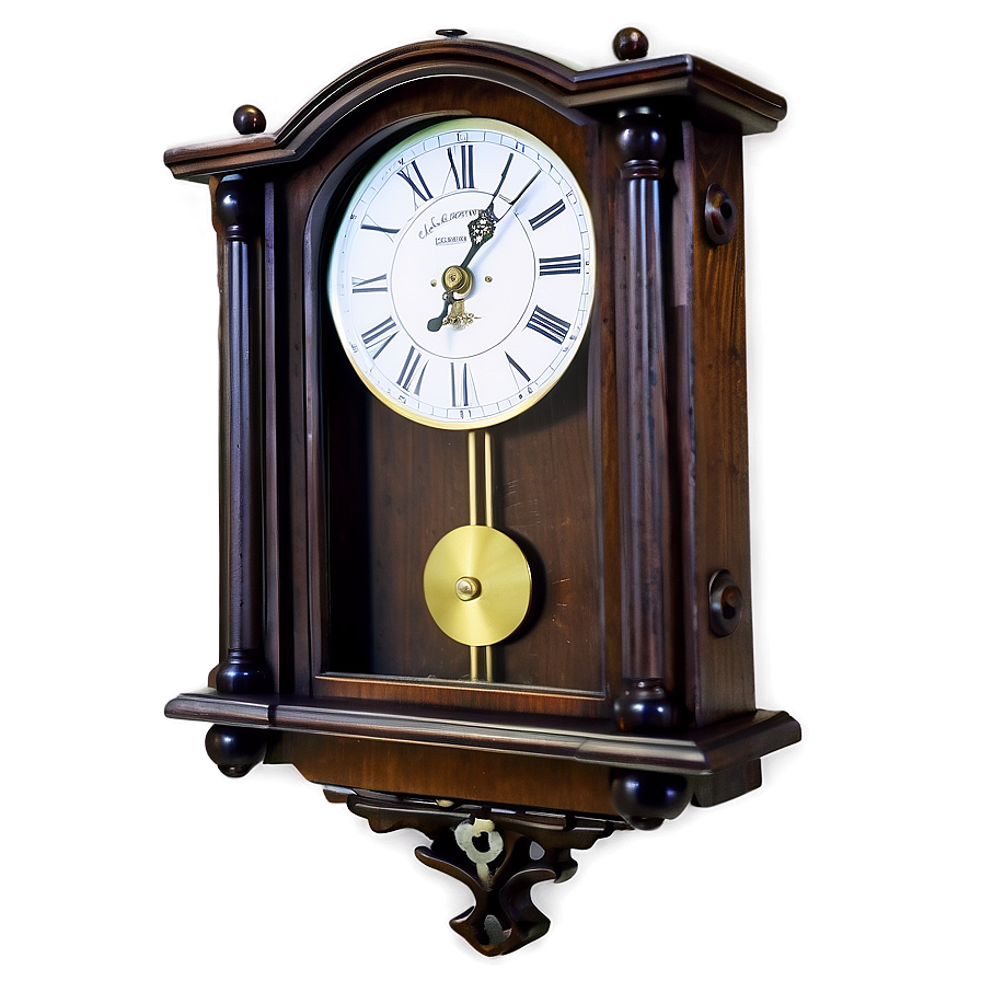 Wooden Pendulum Clock Png Pck41 PNG image