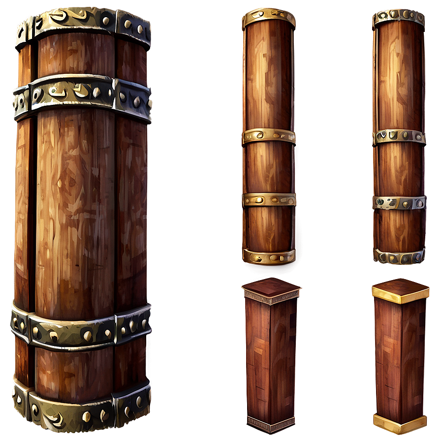 Wooden Pillar Png Ioq84 PNG image