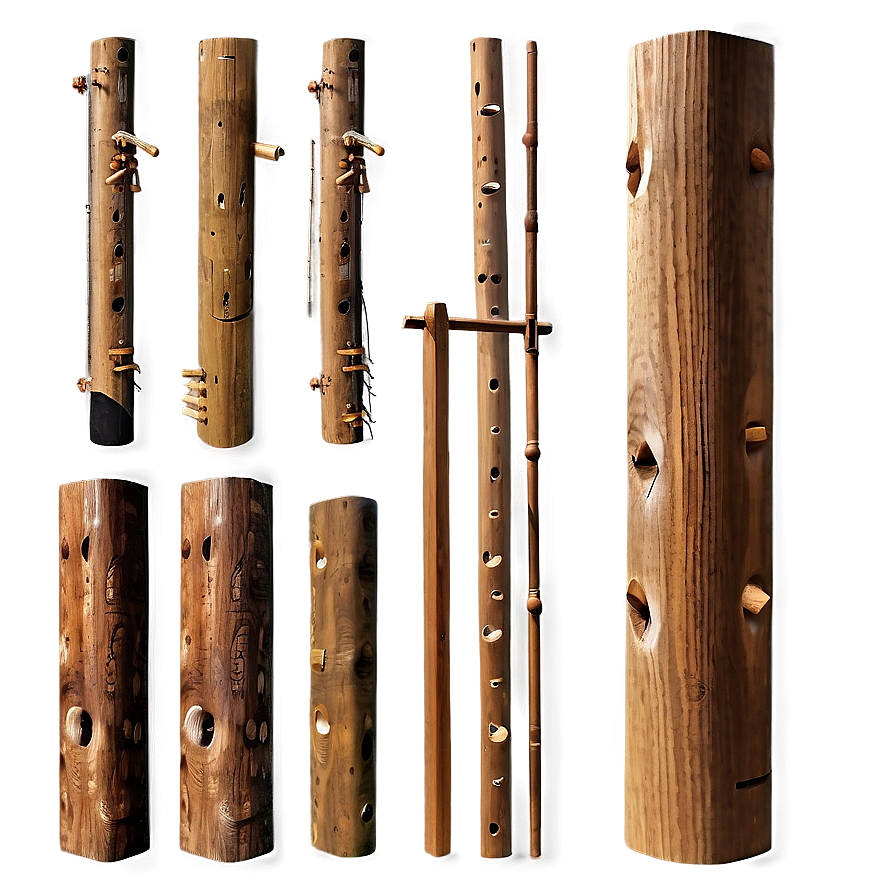 Wooden Pole Design Png 33 PNG image