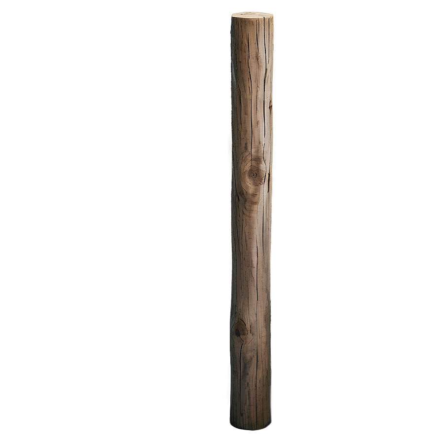 Wooden Pole Outline Png 06282024 PNG image