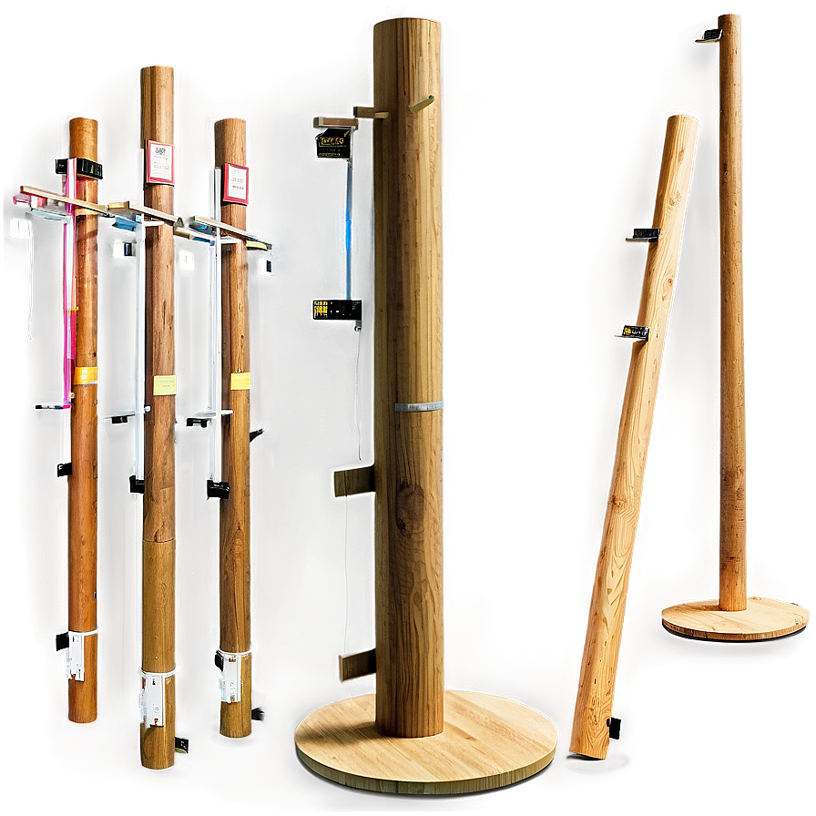 Wooden Pole Standing Png Rpa96 PNG image