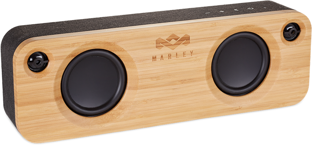 Wooden Portable Bluetooth Speaker PNG image