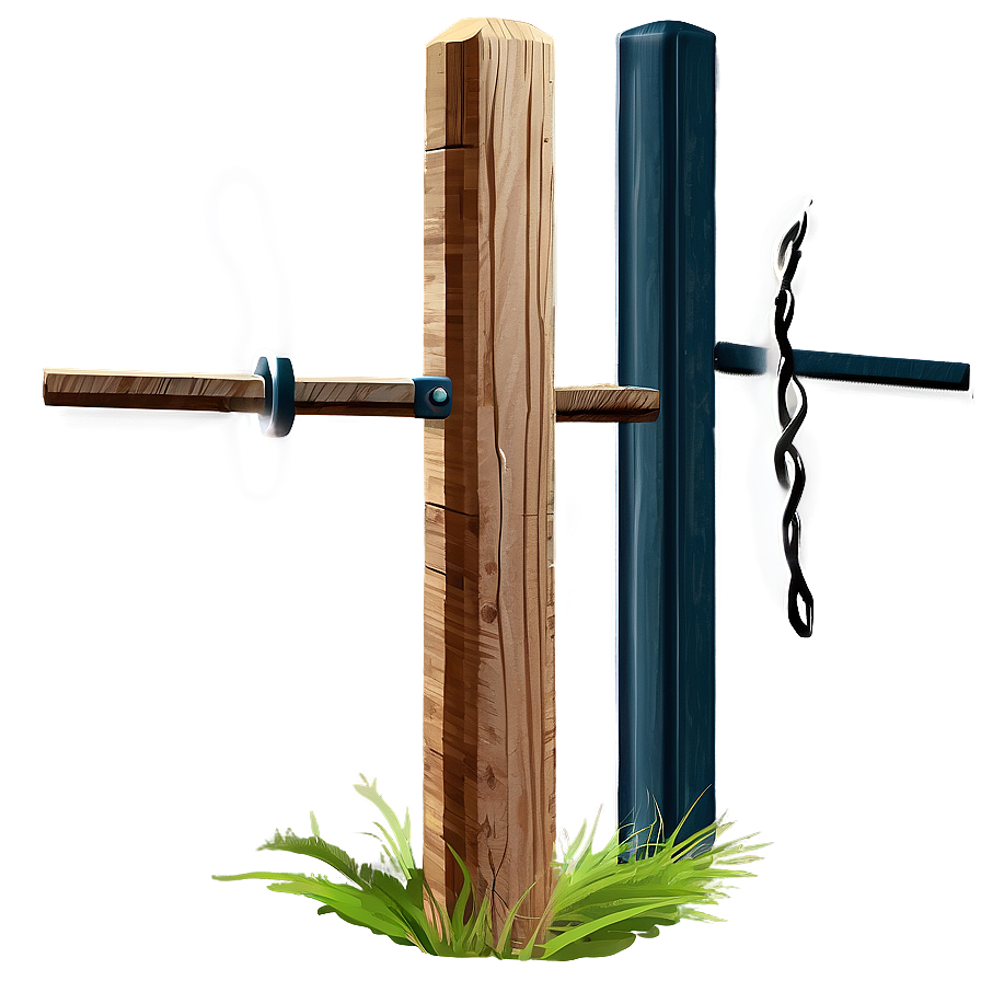 Wooden Post For Railings Png 06272024 PNG image