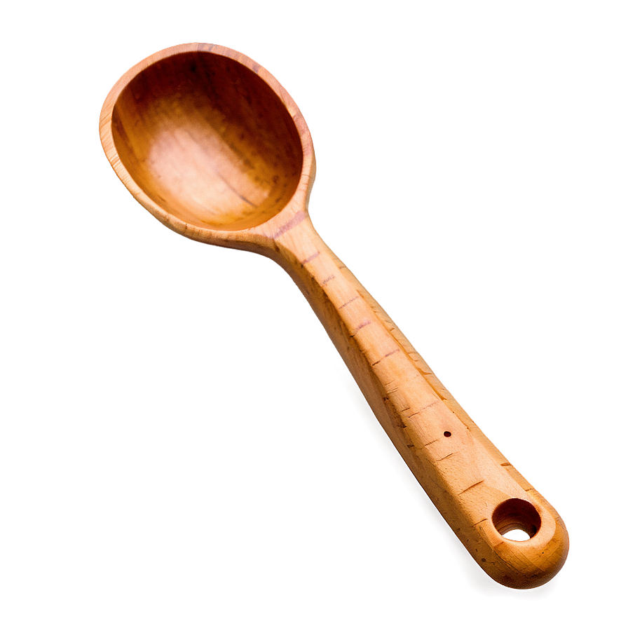 Wooden Scoop Spoon Png 06132024 PNG image