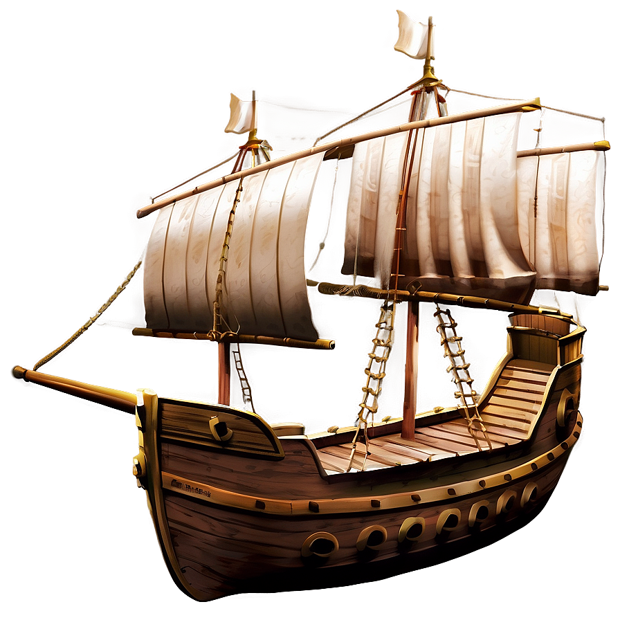 Wooden Ship Png 05212024 PNG image