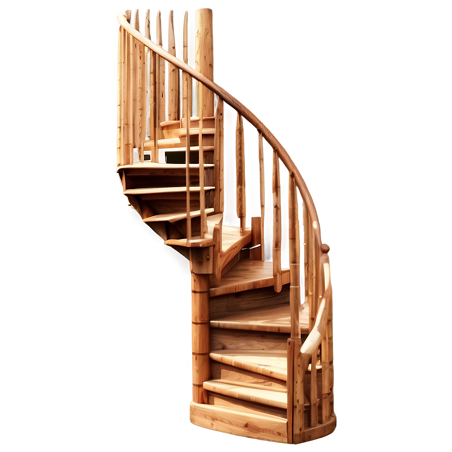 Wooden Spiral Staircase Png Ggr66 PNG image