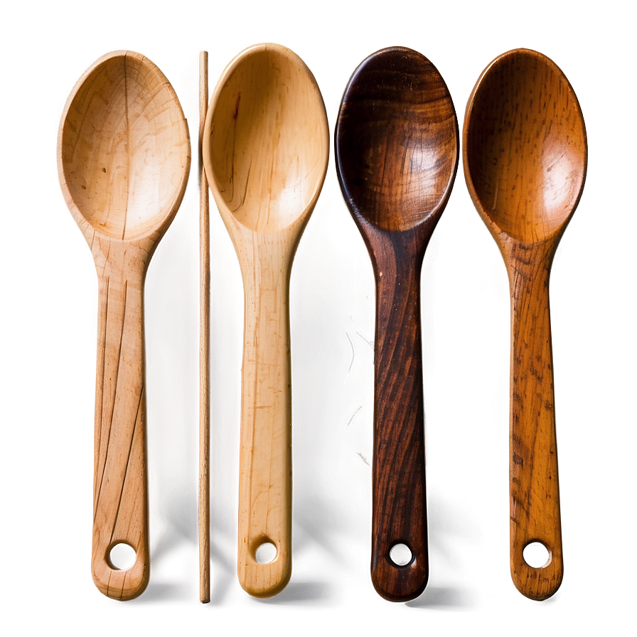 Wooden Spoon Collection Png 06132024 PNG image