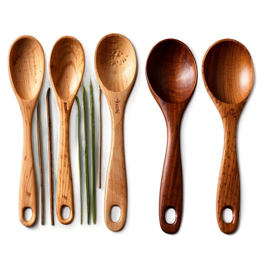 Wooden Spoon Set Png Jux PNG image