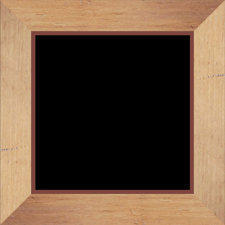 Wooden Square Frameon Texture PNG image