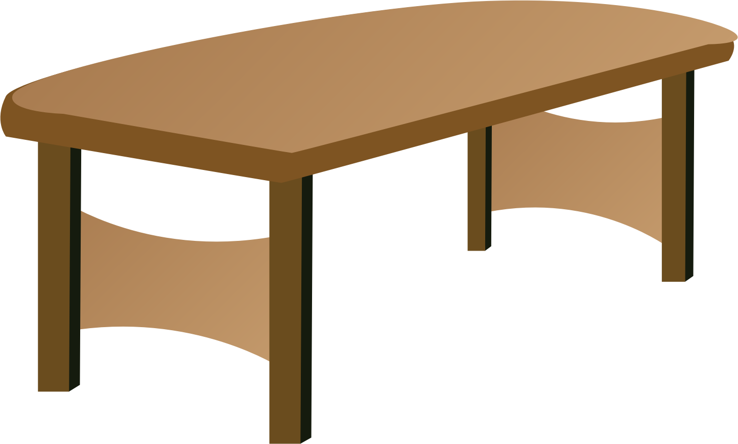 Wooden Table Clipart Illustration PNG image