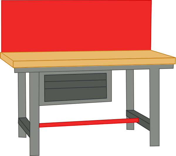 Wooden Table Clipart PNG image