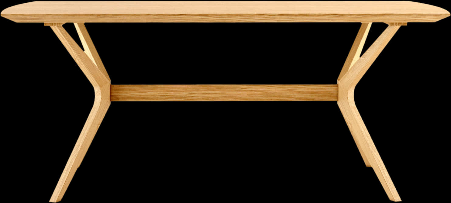 Wooden Table Simple Design PNG image