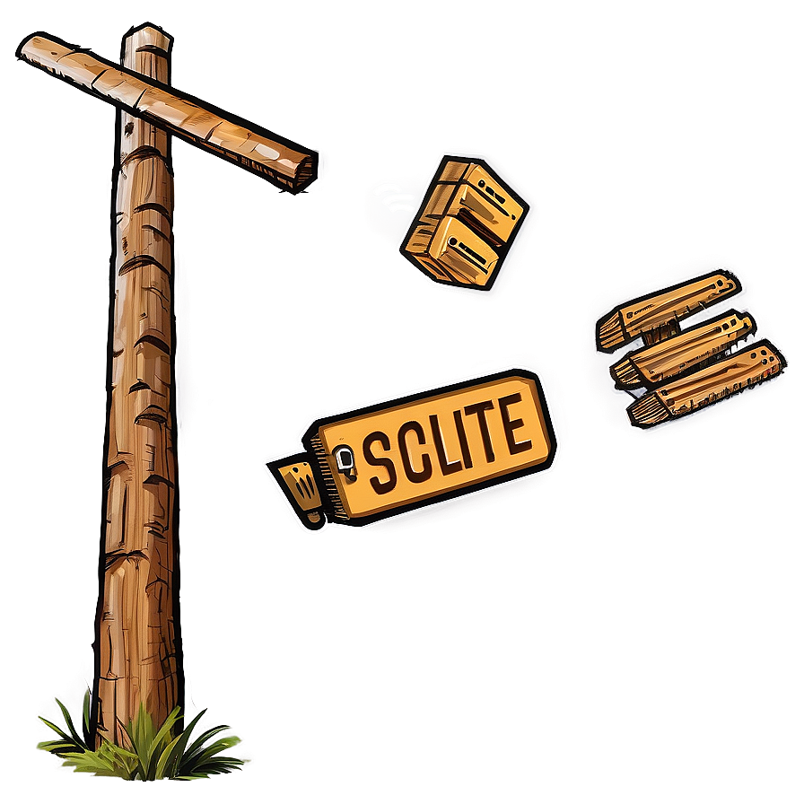 Wooden Telecommunication Pole Png 76 PNG image