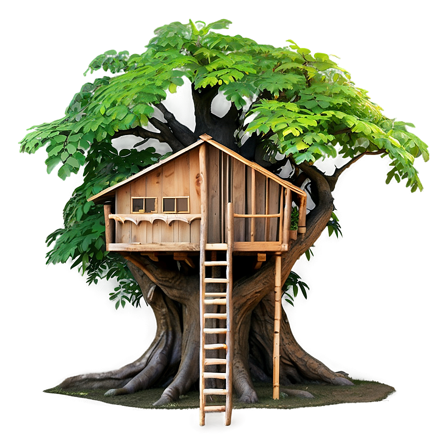 Wooden Tree House Png 81 PNG image