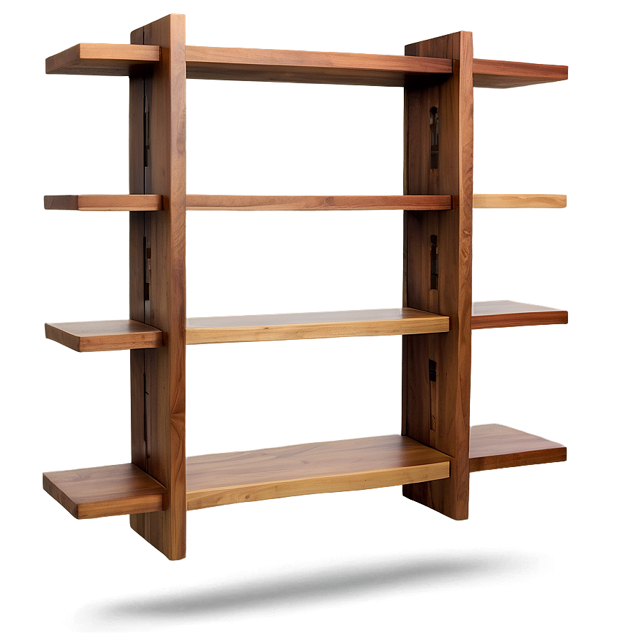 Wooden Wall Shelf Png 06282024 PNG image