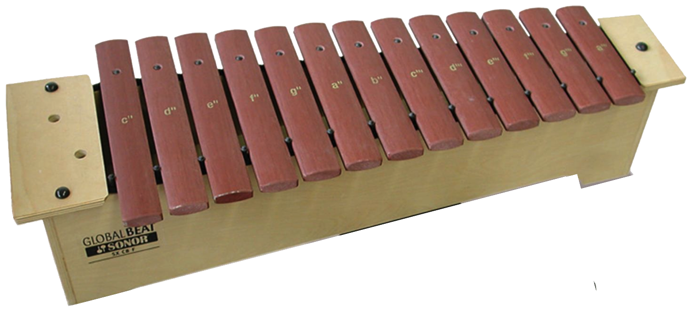 Wooden Xylophone Instrument PNG image