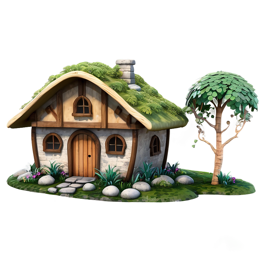 Woodland Creature Cottage Png Ehp22 PNG image