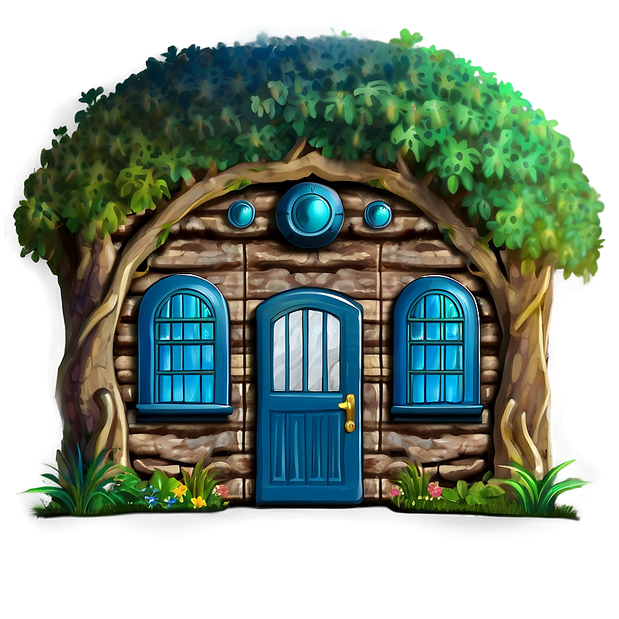 Woodland Fantasy Home Png 06272024 PNG image