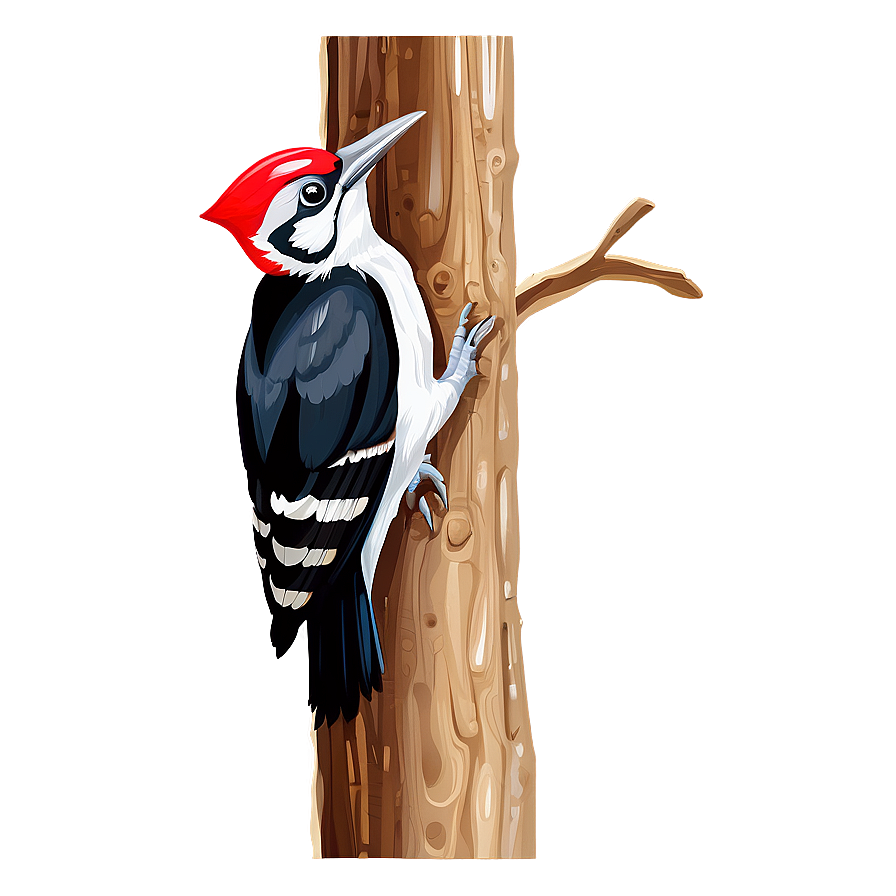 Woodpecker Bird Tree Png Nyo91 PNG image