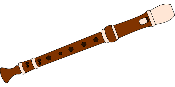 Woodwind Recorder Instrument PNG image