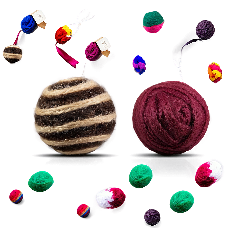 Wool Balls For Cats Png 06212024 PNG image