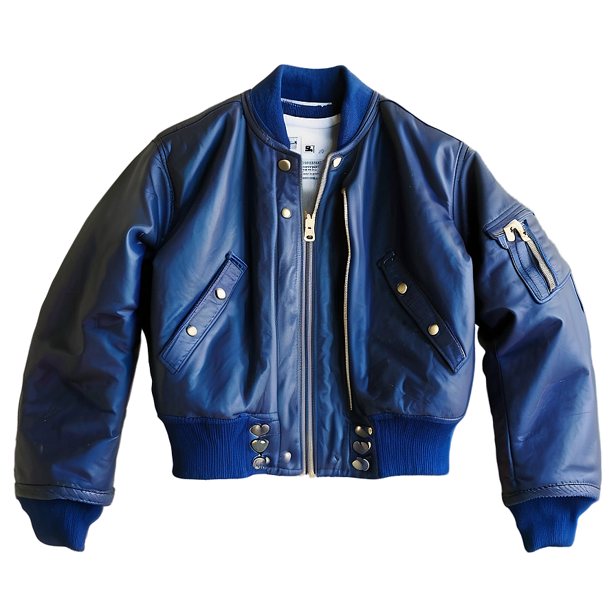 Wool Blend Bomber Jacket Png 5 PNG image