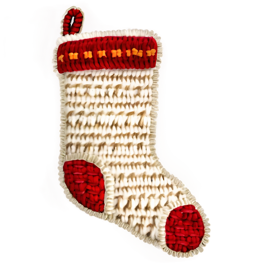 Wool Christmas Stocking Png Nrg42 PNG image