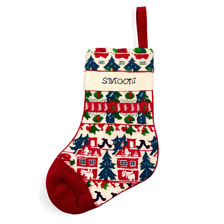 Wool Christmas Stocking Png Vxo PNG image