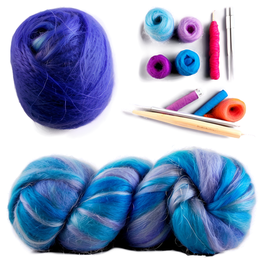 Wool Felting Kit Png 06252024 PNG image