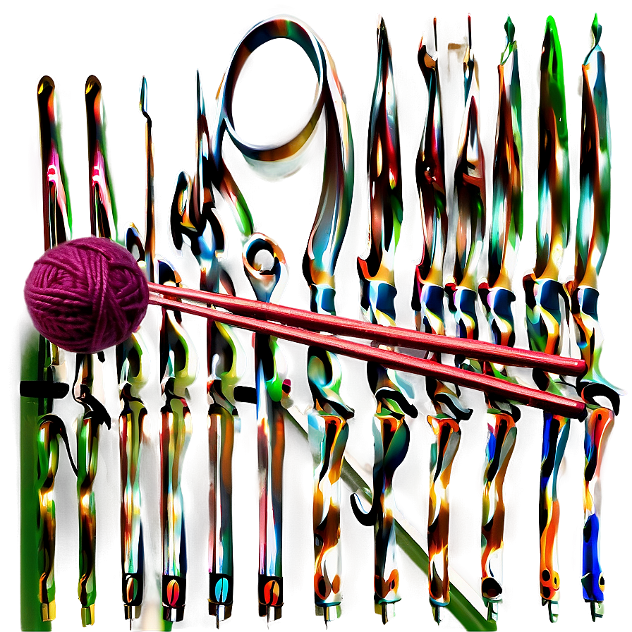 Wool Knitting Needles Png 6 PNG image