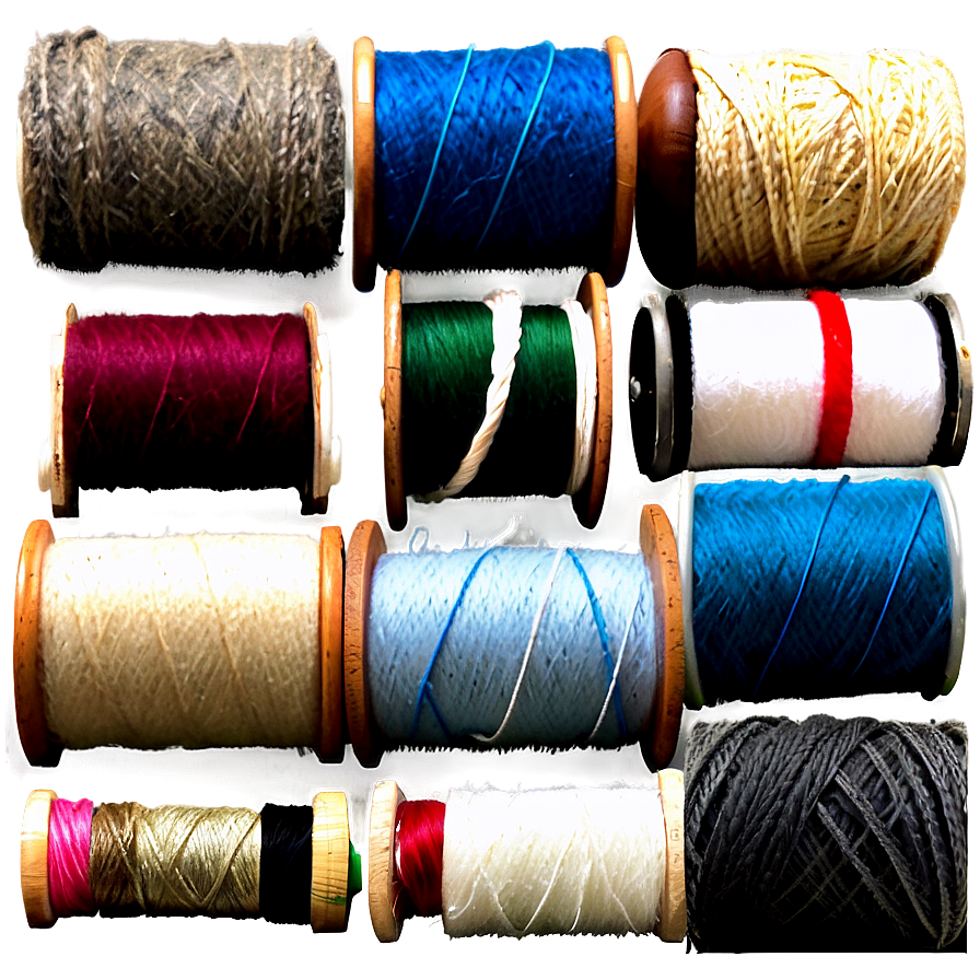 Wool Thread Assortment Png 06252024 PNG image