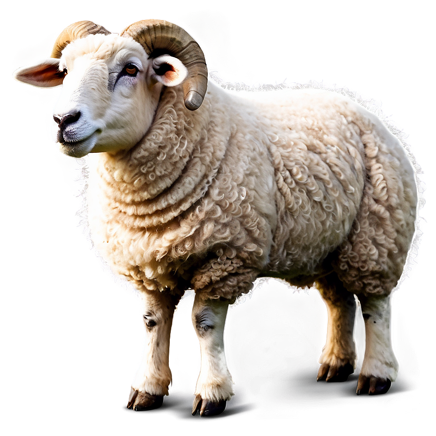 Woolly Sheep Png Dfw34 PNG image