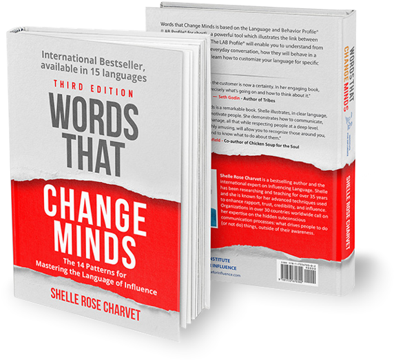 Words That Change Minds Book Cover PNG image