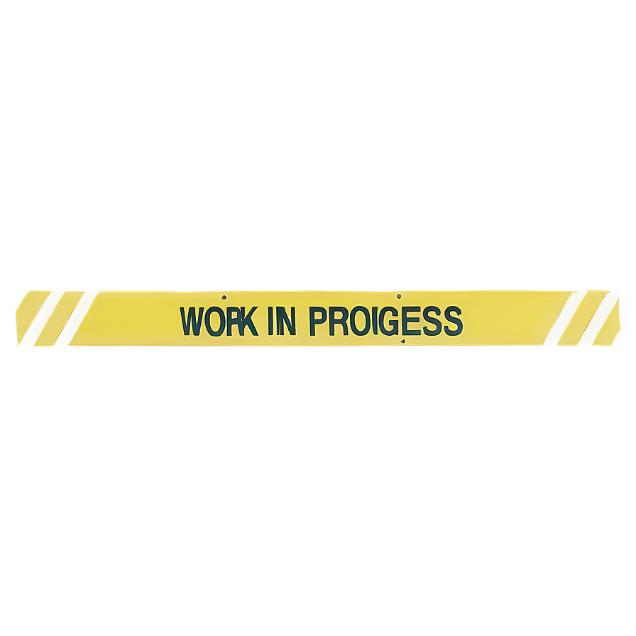 Work In Progress Caution Tape Png 06242024 PNG image