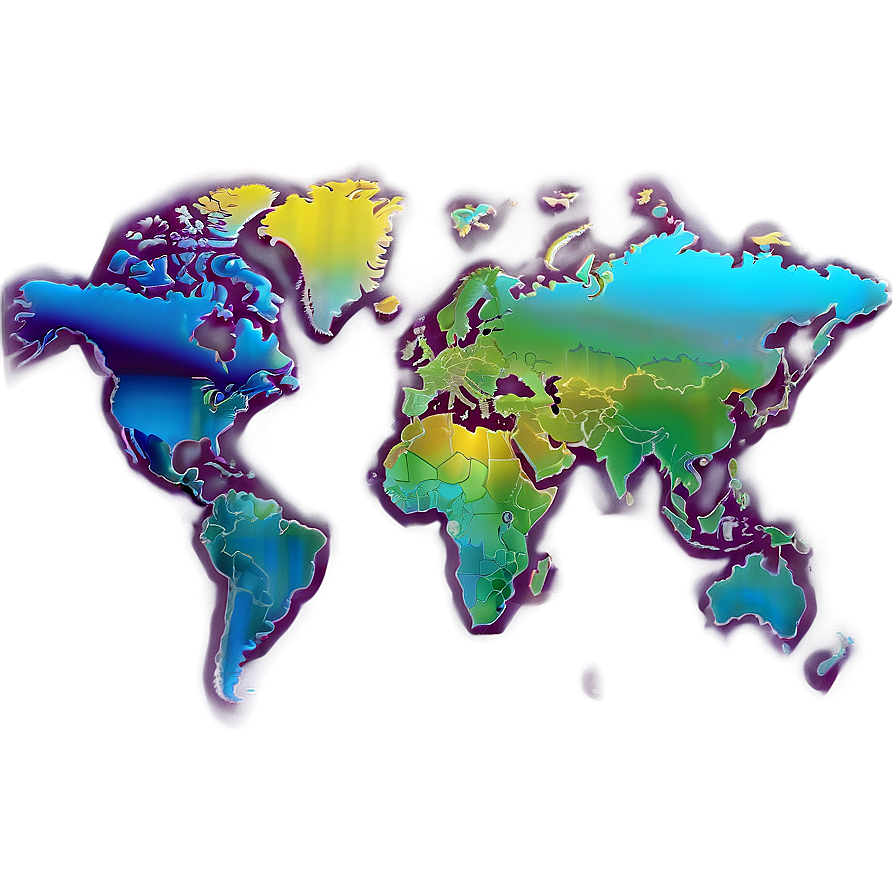 World Map B PNG image