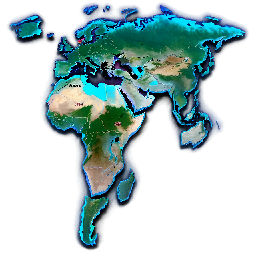 World Map Continents Png Dml96 PNG image
