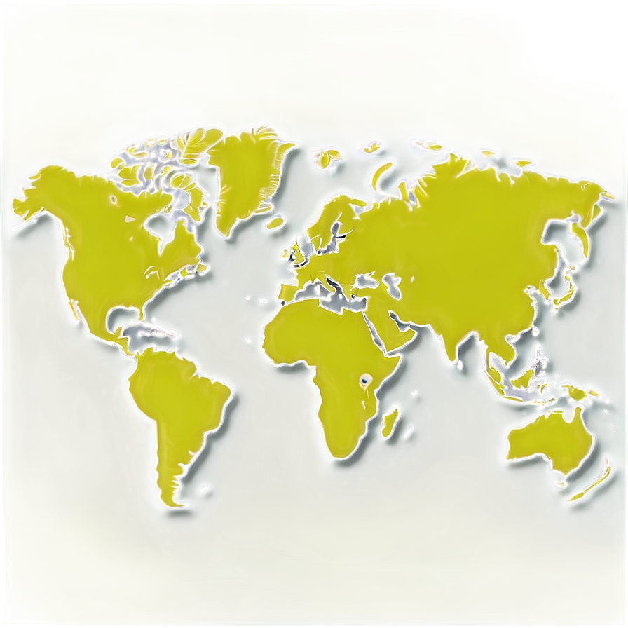 World Map Outline Creative Png 06262024 PNG image