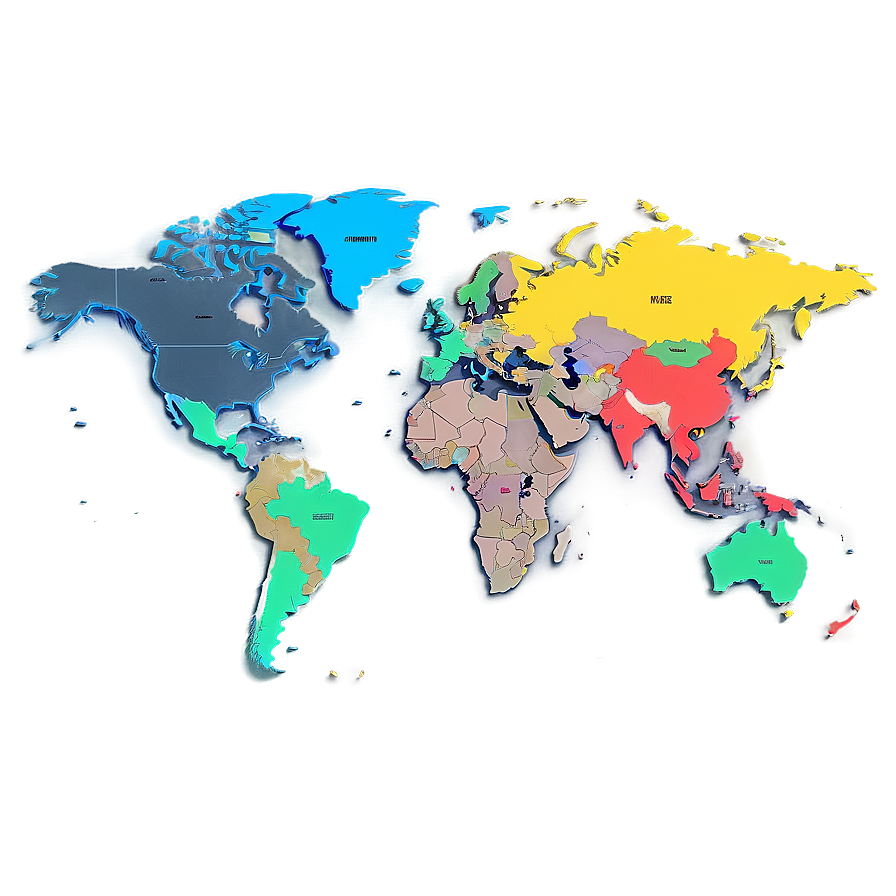 World Map Political Disputes Png Nlb38 PNG image