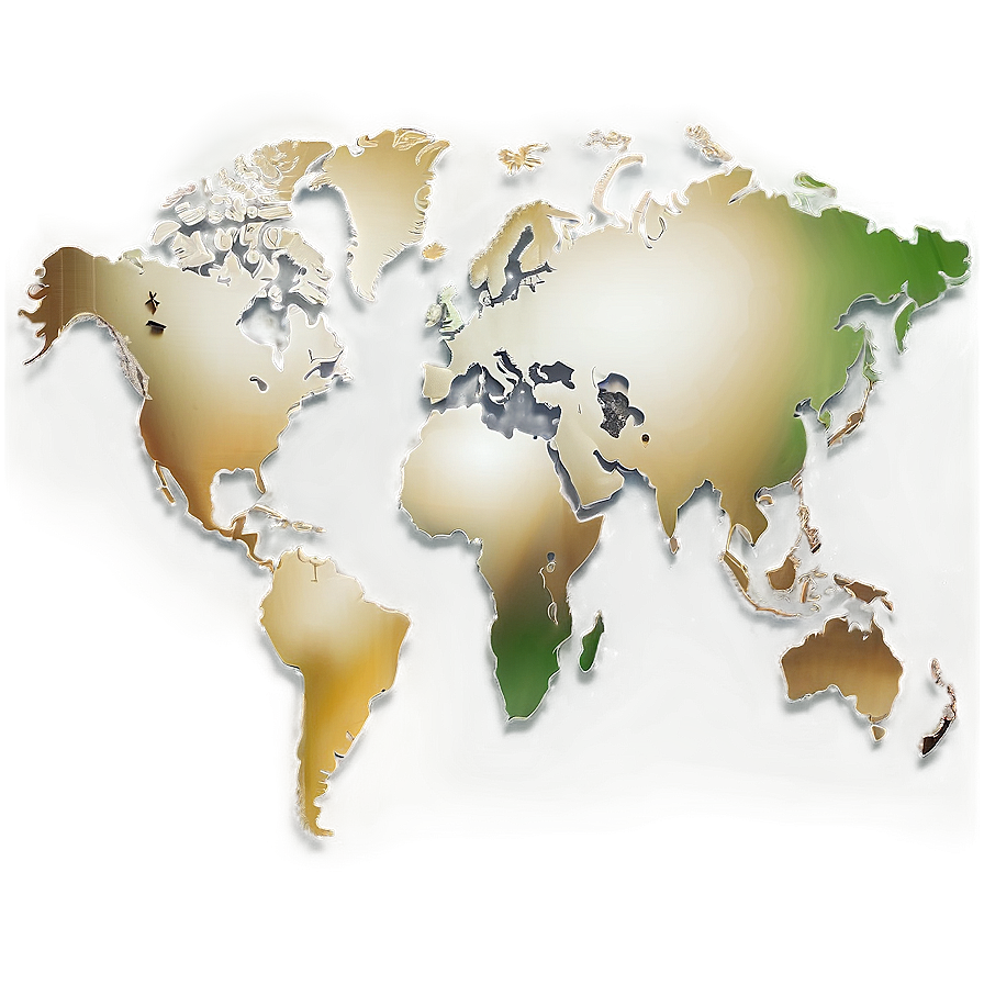 World Map Tattoo Png 05032024 PNG image