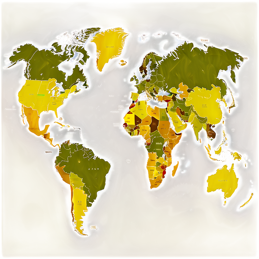 World Map Time Zones Overlay Png 06242024 PNG image