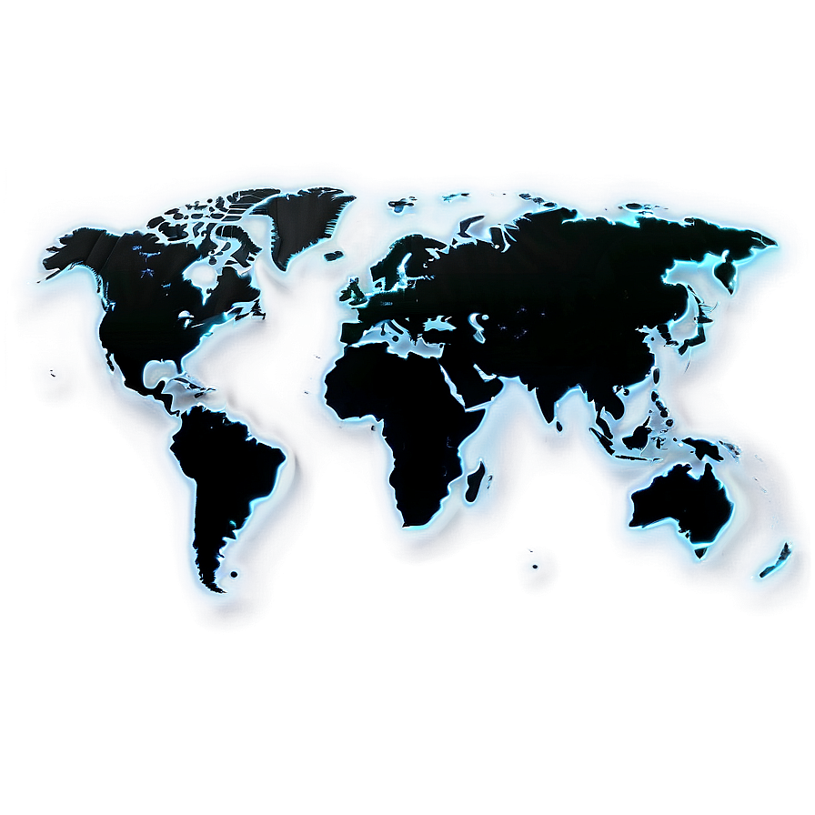 World Map Vector With Cities Png 06262024 PNG image