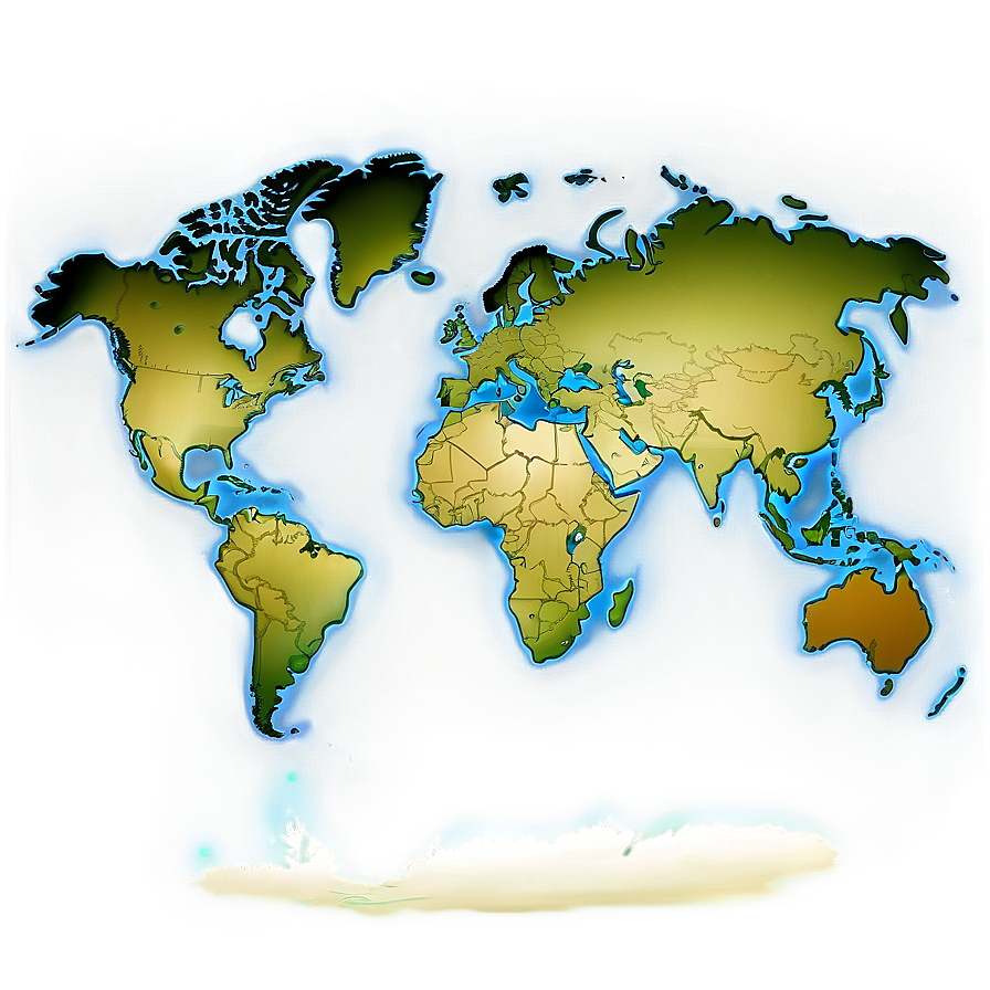 World Map Vector With Continents Png 06262024 PNG image