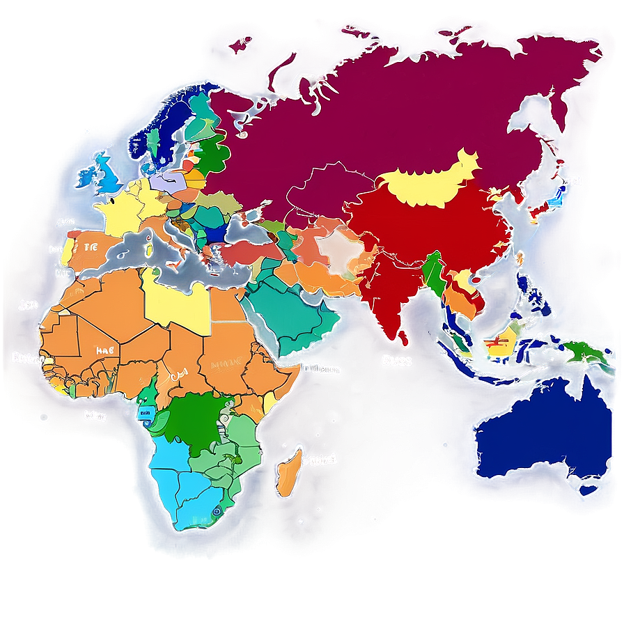 World Map With Religious Distribution Png Xxh8 PNG image