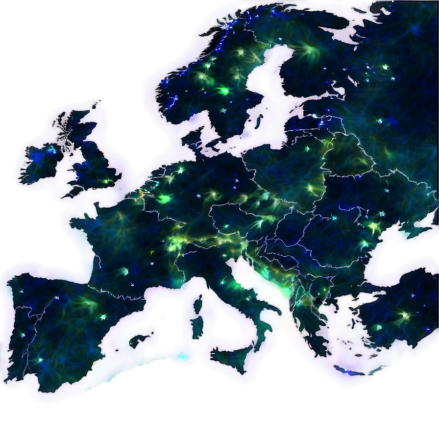 World Night Lights Map Png 83 PNG image